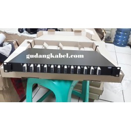AMP Rackmounted Fiber Optic Suport 24Port SC coupler (Exclude Coupler),Sliding 1U
