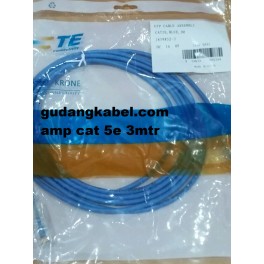 AMP Patch cord cat 5e 3Mtr Blue NEW