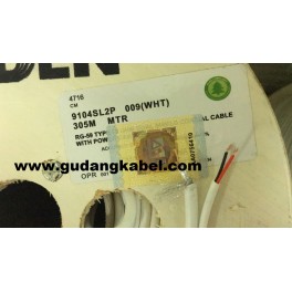 Belden Coaxial RG59 + Power tipe 9104SL 2P WHITE