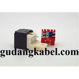  	Panduit Modular cat 5e, Mini-Jack TX-5e Modular Jack Black CJ5E88TBL