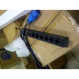 PDU 6 Outlets, Germany type 16A with cable input Socket Industrial Plug