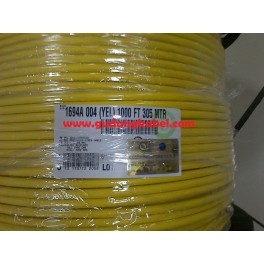 Belden Coaxial Rg 6 Type 1694A 004 Yellow 95%
