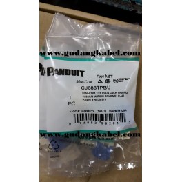 Panduit Modular Cat.6 Blue, Giga Channel Mini Jack CJ688TPBU