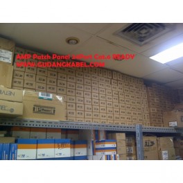 AMP Patch Panel 24 Port Cat.6 LOADED Modular